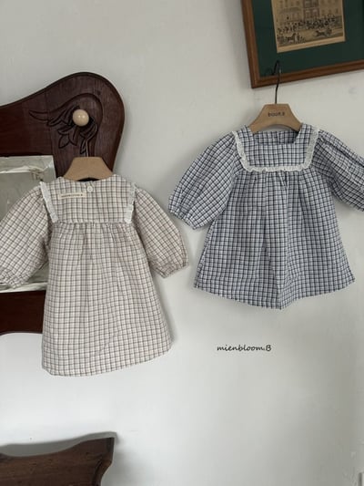 Bloom.b26｜(0m-7y) 經典格紋洋裝14