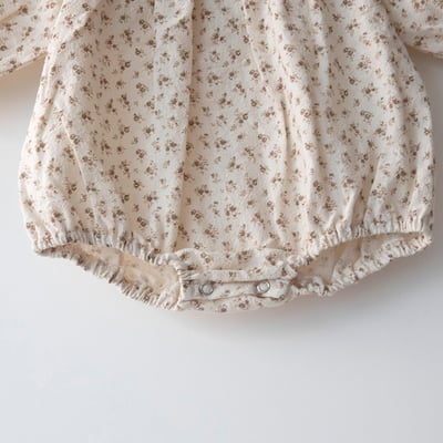 LEMONADE31｜(55cm-85cm) 2色碎花荷葉縮口袖包屁衣含帽子22