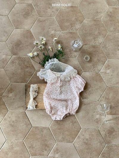 Bebe holic21｜(3m-18m) 翻領碎花連身服14