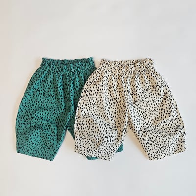 1st blue09｜(~93-118cm) 斑點七分褲7