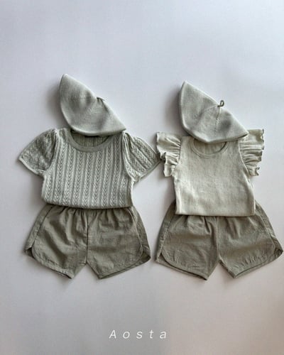 AOSTA06｜(6m-5y) 4色天使褶邊袖上衣14