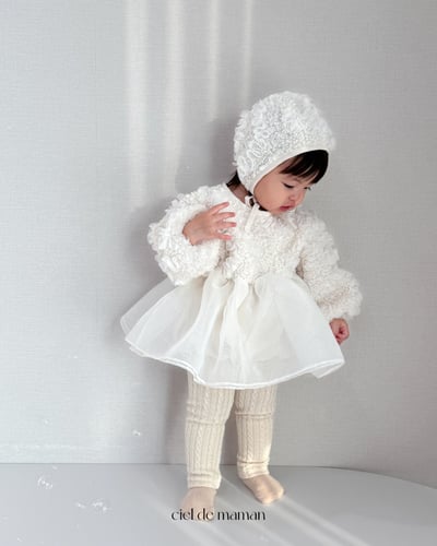 Cieldemaman20｜(3M~15M)  氣質雲朵洋裝含帽子20