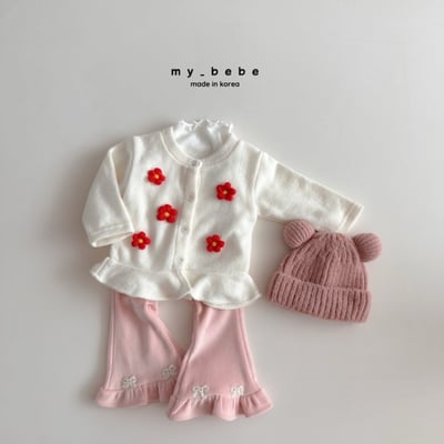 my_bebe10｜(-12m-7y) 荷葉開襟外套12