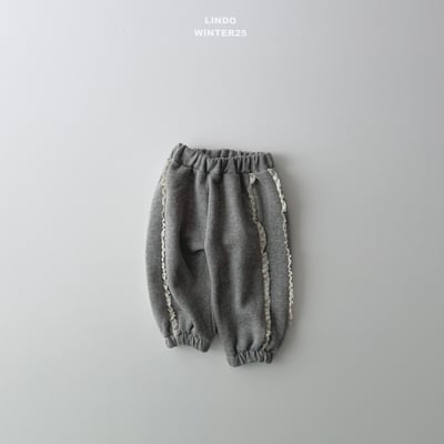 Lindo62｜(80cm-125cm) 蕾絲休閒縮口褲7