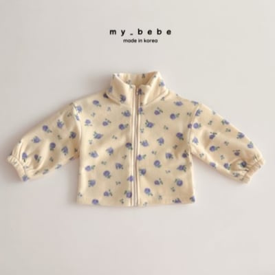 my_bebe08｜(-12m-7y) 印花刷毛拉鍊外套21