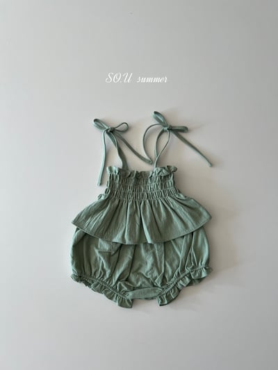 SO.U21｜(6m-4y) 綁帶抓皺套裝9