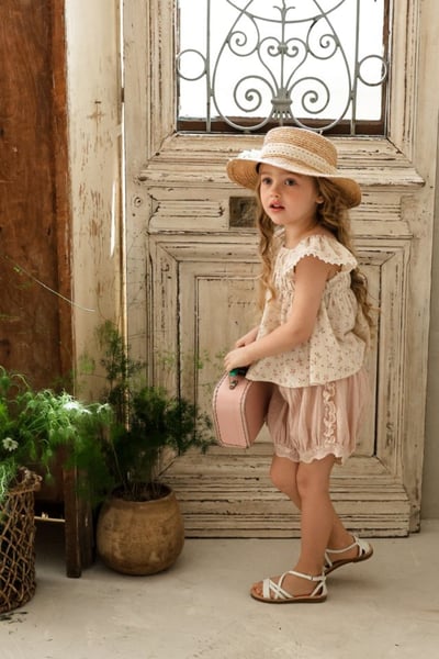 FLO17｜(75-140) 碎花娃娃裝上衣13