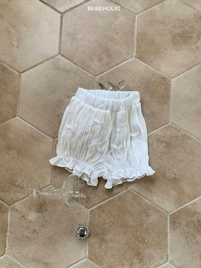 Bebe holic12｜(3m-18m) 蝴蝶結鬆緊褲8