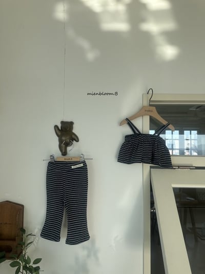 Bloom.b32｜(0m-7y) 細肩條紋小喇叭褲9