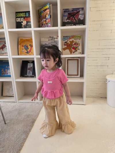 Color17｜(75-115cm) 荷葉邊兩件式上衣19