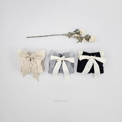 bebe nine09 (65cm-75cm) 3色飛袖緞帶連身衣9