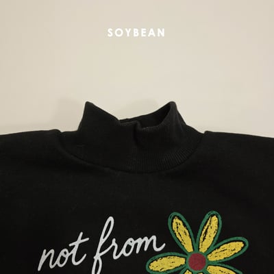 Soybean45｜(75cm-118cm) 花卉印花高領上衣5