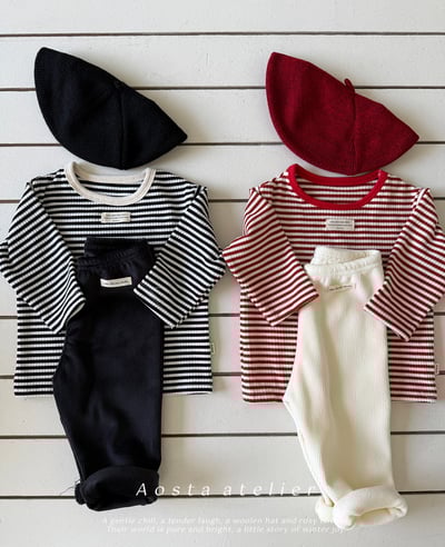 AOSTA57｜(6m-5y) 羅紋圓領上衣17