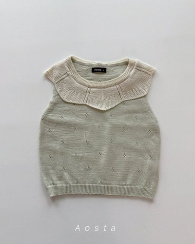 AOSTA30｜(1y-5y) 2款針織荷葉邊上衣4