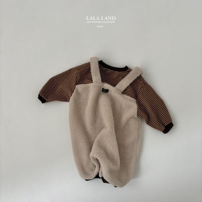 lala land12｜(60cm-83cm) 2色刷毛吊帶褲22