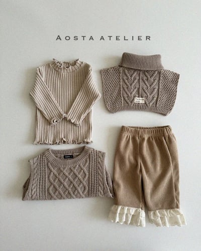 AOSTA｜喇叭蕾絲棉褲 現貨17