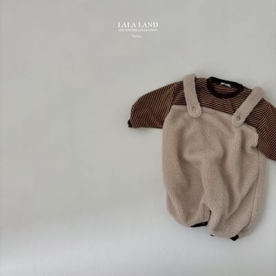 lala land12｜(60cm-83cm) 2色刷毛吊帶褲21