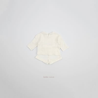 bebe nine25  (65-115) 2色棉麻素面套裝12