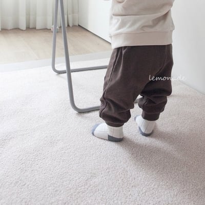 LEMONADE52｜(55cm-85cm) 2色素面拼布束口褲20