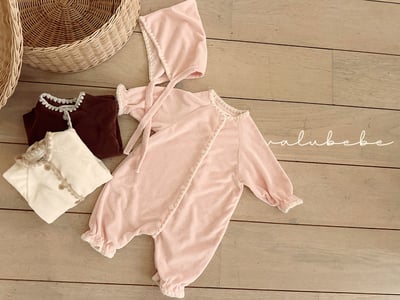 Valubebe36｜(65-80) 滾邊縮口連身衣4