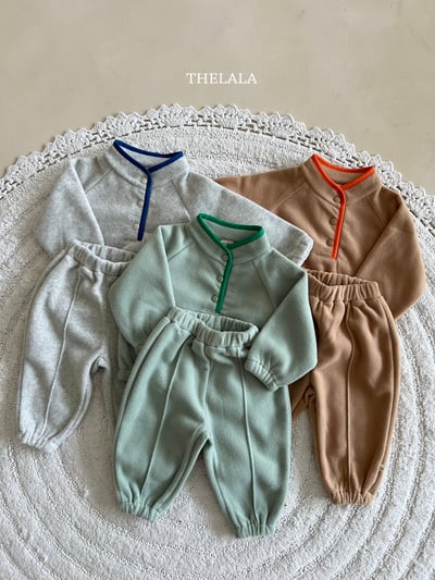 thelala44｜ (1y-6y) 絨面壓線束口褲6