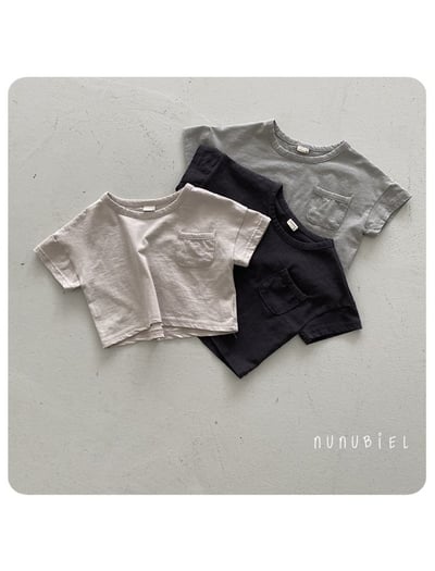 NUNU BIEL23｜(65-115cm) 口袋圓領上衣1