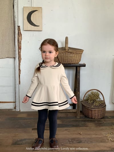 JE568｜(66-90cm) 水手領包屁衣6