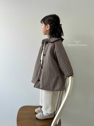 Monpetitbebe19｜(70cm-110cm) 復古滾邊夾克大衣12