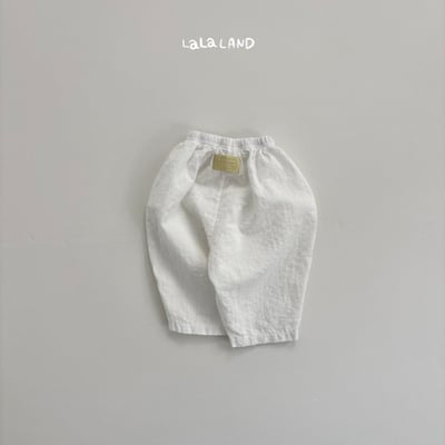 lala land31｜(3m-18m) 2色壓紋長褲18