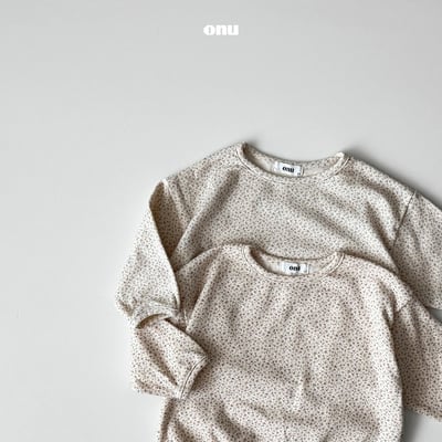 onu 46｜(70cm-115cm) 碎花圓弧上衣3