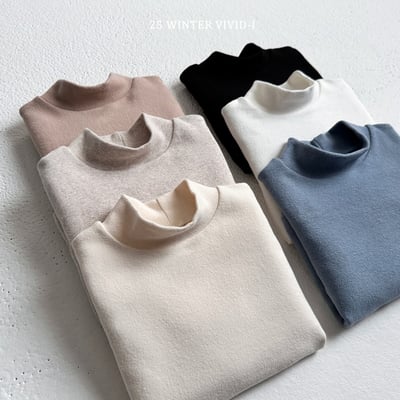 vivid78｜(78cm-125cm) 素面中領上衣2