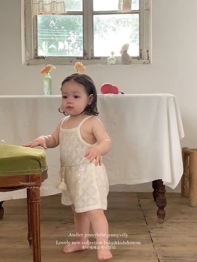 JE15｜(80-120cm) 透氣細肩連身衣17