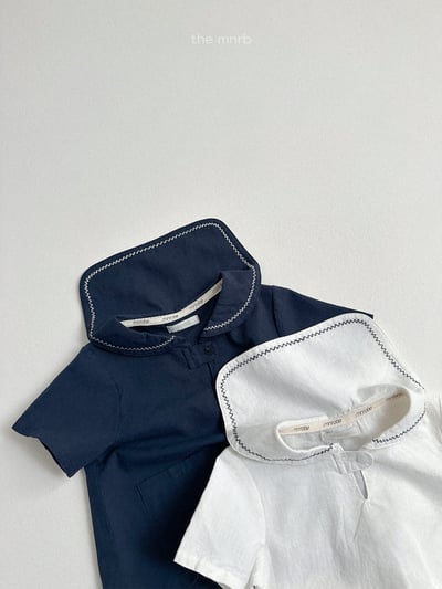 MiniRobe45｜(70-110) 翻領滾邊上衣4