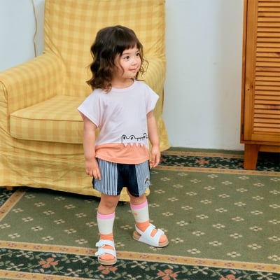 1st blue42｜(~93-118cm) 鱷魚設計上衣6