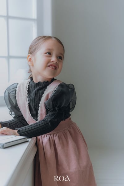 ROA19｜(80cm-120cm) 2色深V吊帶連身裙7