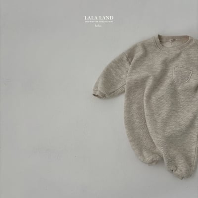 lala land10｜(60cm-83cm) 2色口袋壓紋連身衣12