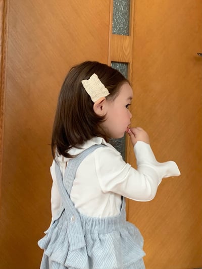 JE637｜(73cm-110cm) 麻花和葉背心洋裝/喇叭袖上衣10