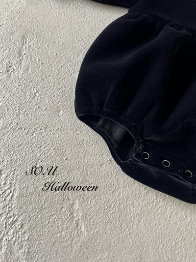 SO.U23｜(12m-18m)  絨毛翻領包屁衣4