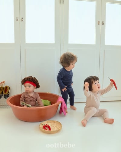 Oottbebe36｜(1y-7y) 	休閒素色1+1居家服套裝(兩件組合)17