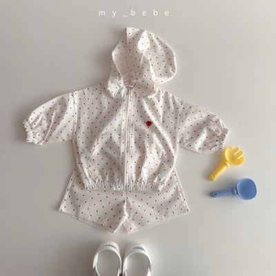 my_bebe21｜(80-120cm) 拉鍊連帽外套褲子套裝18