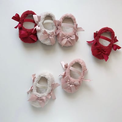 毛毛蝴蝶結學步鞋19
