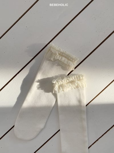Bebe holic13｜(3m-18m) 蕾絲無根襪6