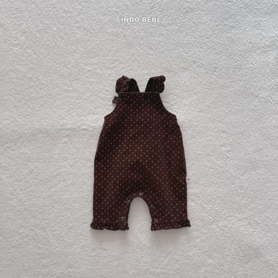 Lindo21｜(3m-18m) 荷葉摺邊吊帶連身扣6