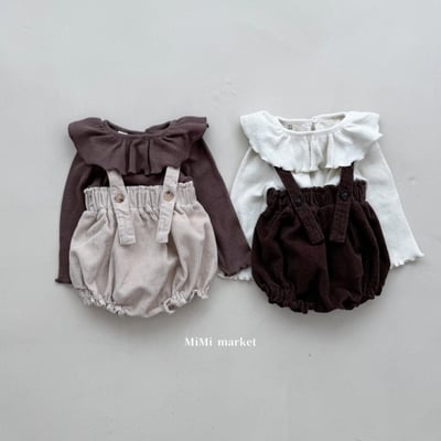 mimi market07 (65-85cm)  素色吊帶包屁褲3