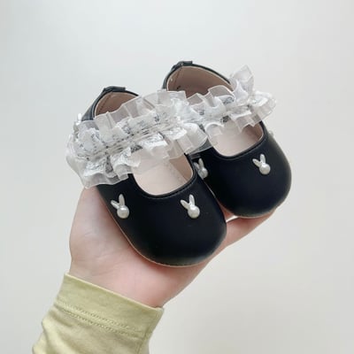 兔子珍珠蕾絲學步鞋14