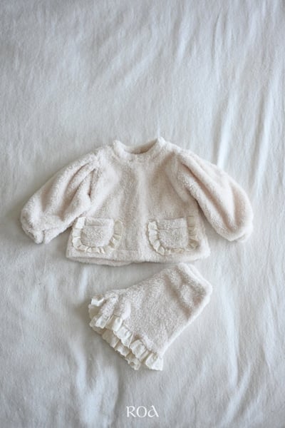 ROA06｜(80cm-120cm) 2色口袋造型素色絨毛套裝5