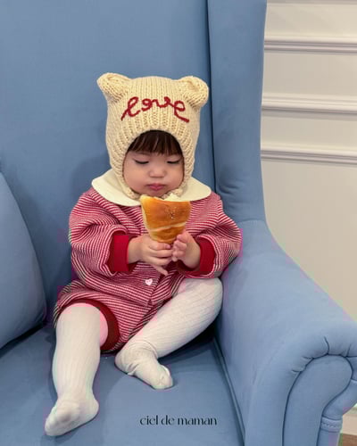 Cieldemaman19｜(6M~24M)  2款線條熊兔針織套裝14