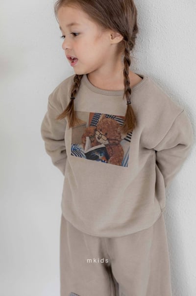 M-KIDS39｜(65-115cm) 2色格紋補丁縮口休閒褲16