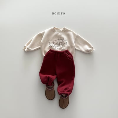 Bonito12｜(75cm-125cm) 小狗印花休閒上衣15