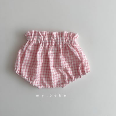 my_bebe16｜(58-72cm) 捲邊上衣燈籠褲套裝17